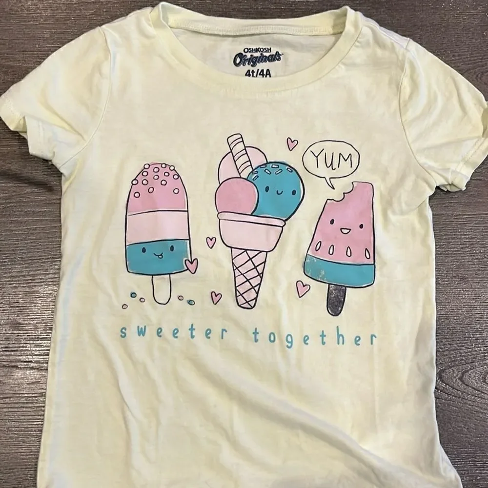 Cute ice cream tee